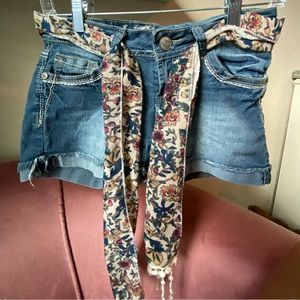 wallflower jean shorts